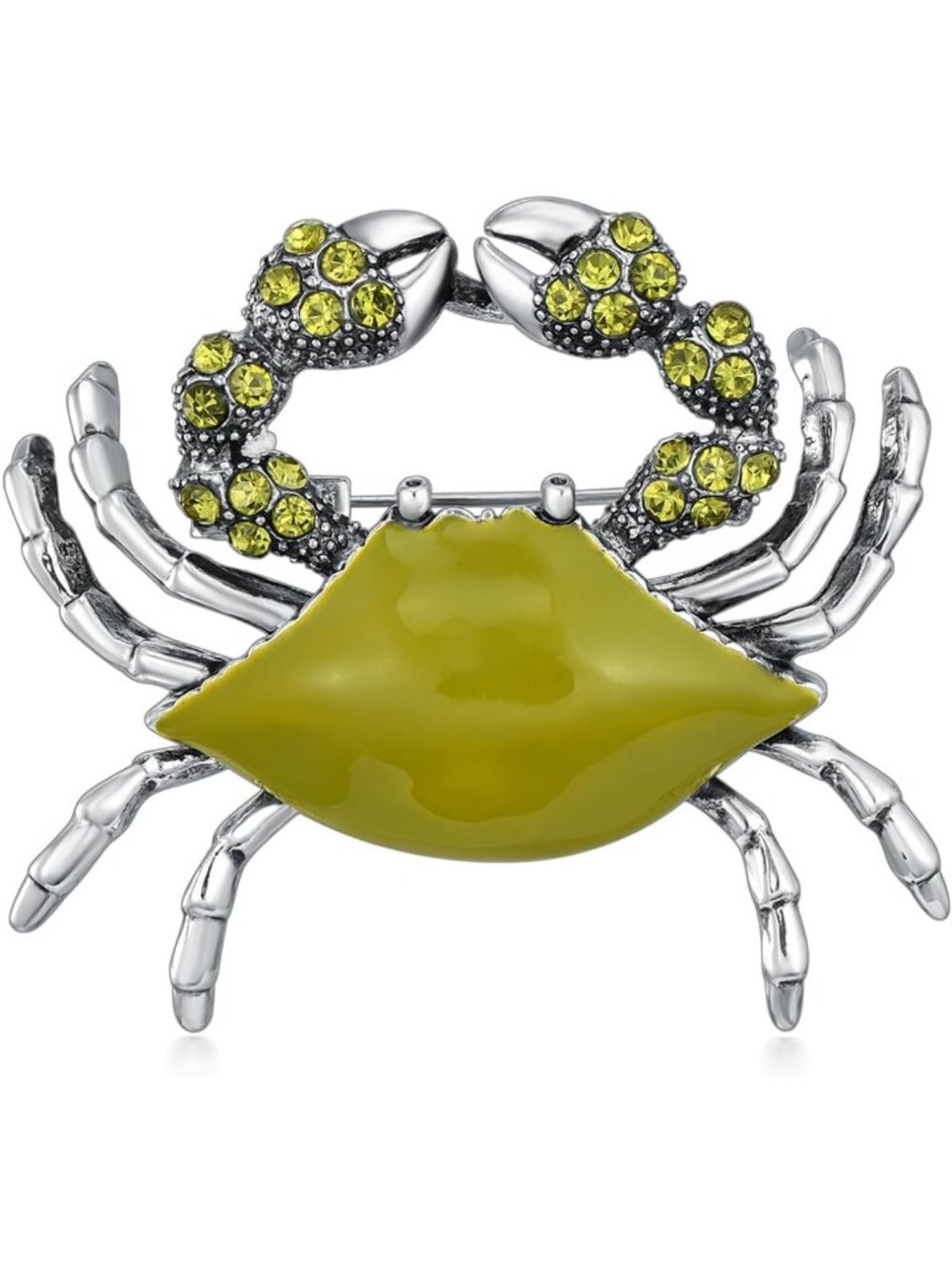 Elegant 18K Gold Rhinestone Animal Brooch Pin | Wedding & Holiday Gift Accessory